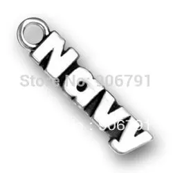 

Antique silver plated Navy Charm 100pcs 1 lot