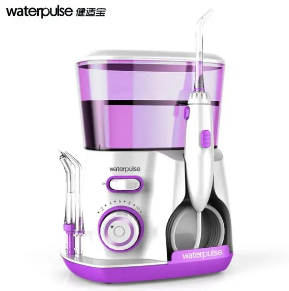Waterpulse Dental Water Flosser Oral Irrigator Waterpick Dental Floss Water Irrigation Jet Dental Tooth Floss V300g 9