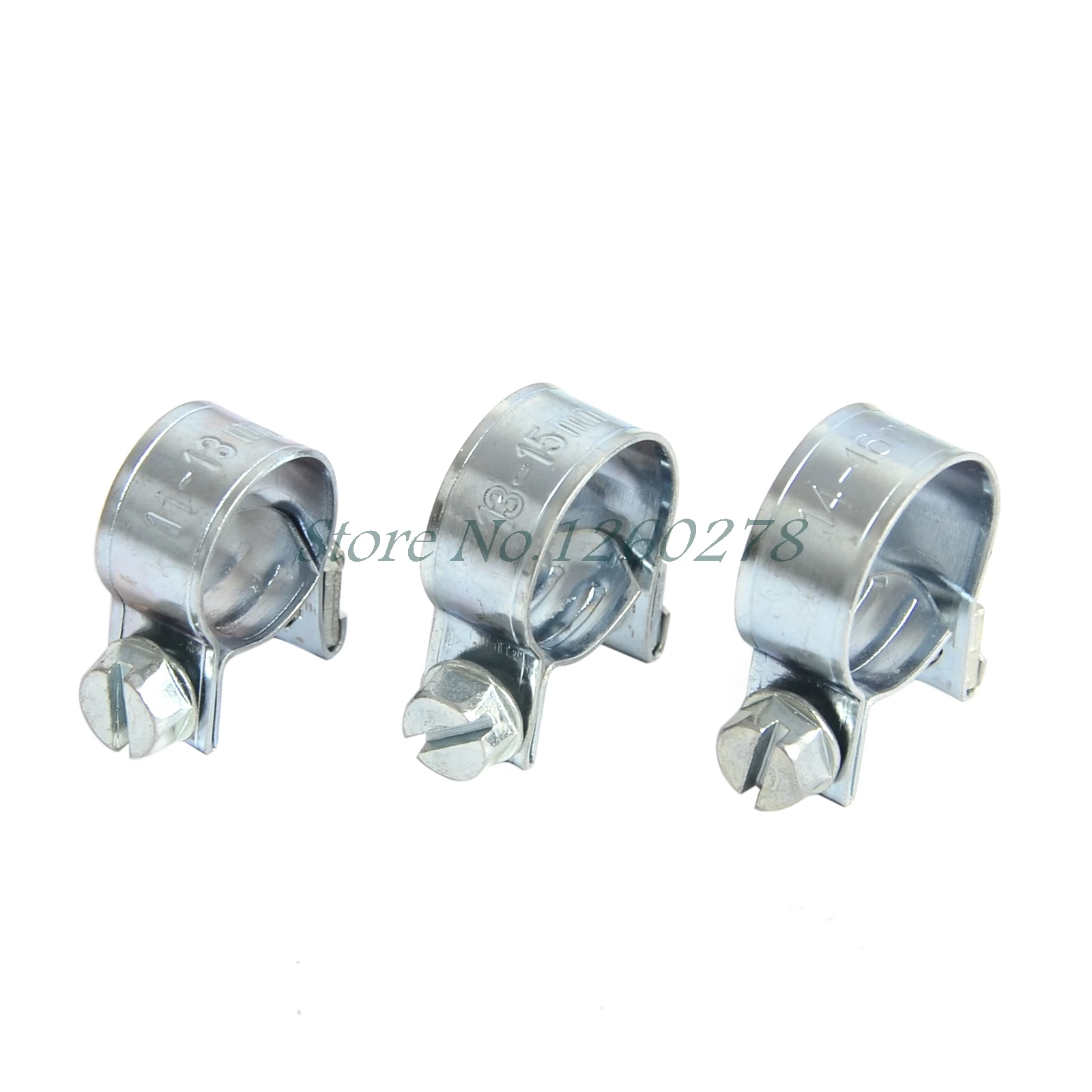 

30PCS Fuel Injection Hose Pipe Clamp AUTO Fuel Clamps 1/4" 5/16" 3/8