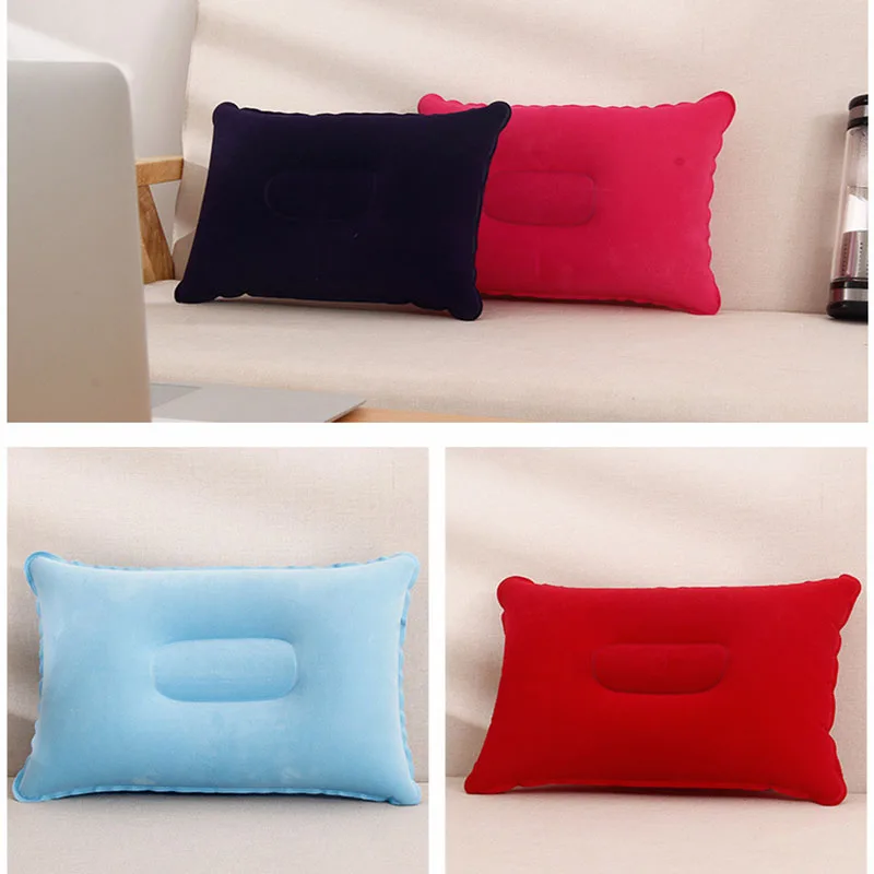 Home Color Pillow Decro Inflatable Portable Travel Neck Cushions Camp