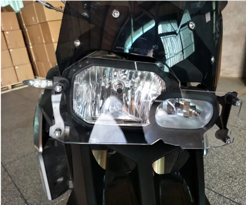 For BMW Headlight Cover Guard Protector For BMW F800GS F700GS F650GS Twin Headlight Guard Clear