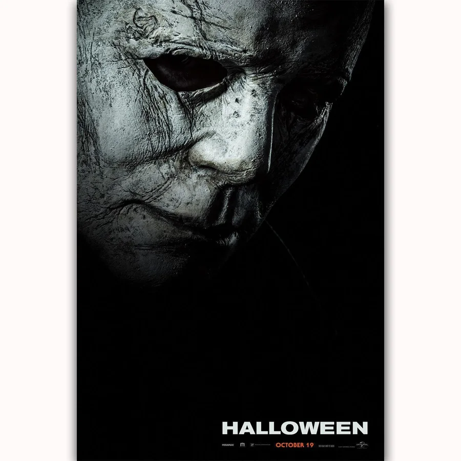FX014 Halloween Return Movie 2018 Hot Horror Classic Terror Film Poster Art Picture Large Silk Canvas Room Wall Printing Decor
