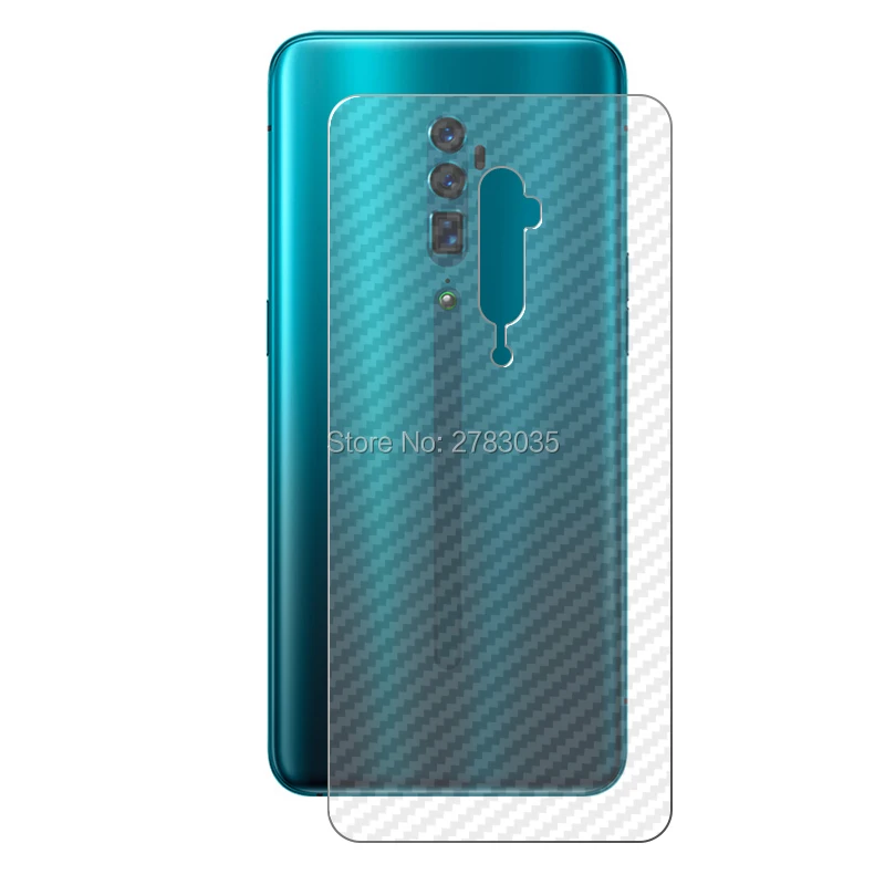 Для OPPO Reno 10x zoom 6 &quot1 комплект = мягкая задняя углеволоконная пленка + ультратонкое