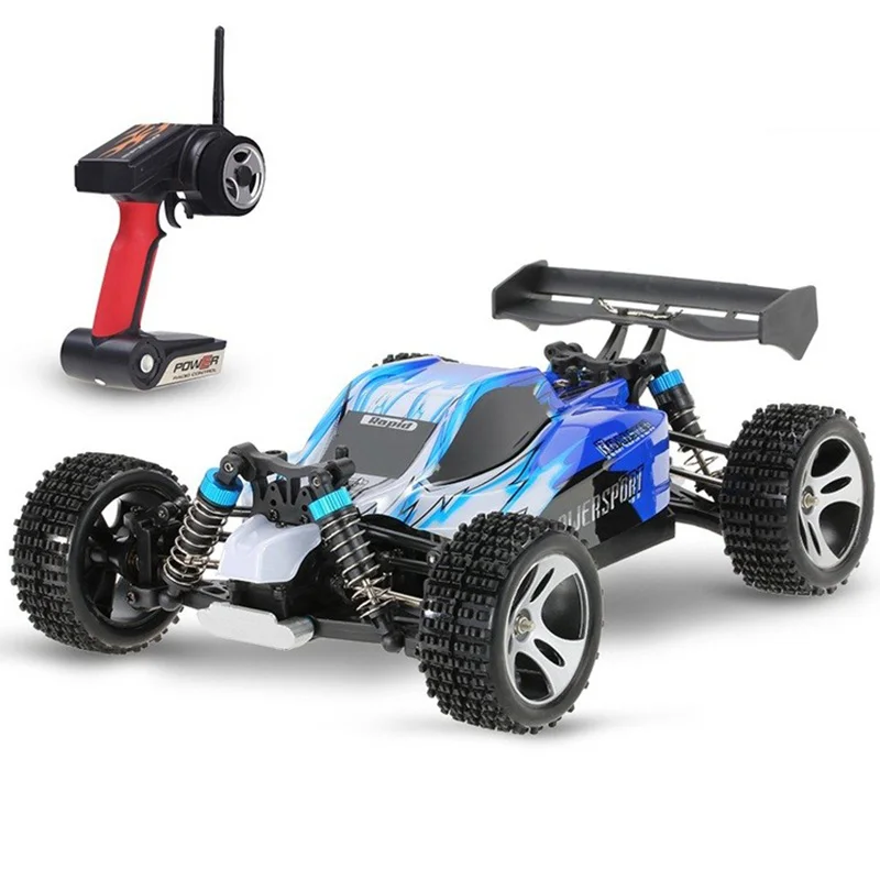 

Wltoys A959 Car 1:18 Scale 2.4G 4WD RTR Off-Road Buggy High Speed Racing Car Remote Control Truck 4 wheel Climber Free Shipping