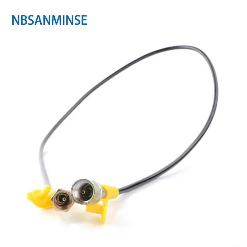 NBSANMINSE SMT03 трубка M16* 2M12. 65*1,5 Пилообразная резьба азотный газ зарядка гидравлический дробильный Молот зарядные устройства низкого давления