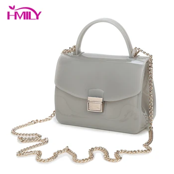 

HMILY Women Messenger Bags Leather Sweet Jelly Package Female Hasp Chain Crossbody Bag For Ladies 9 Color Daily Mini Bags