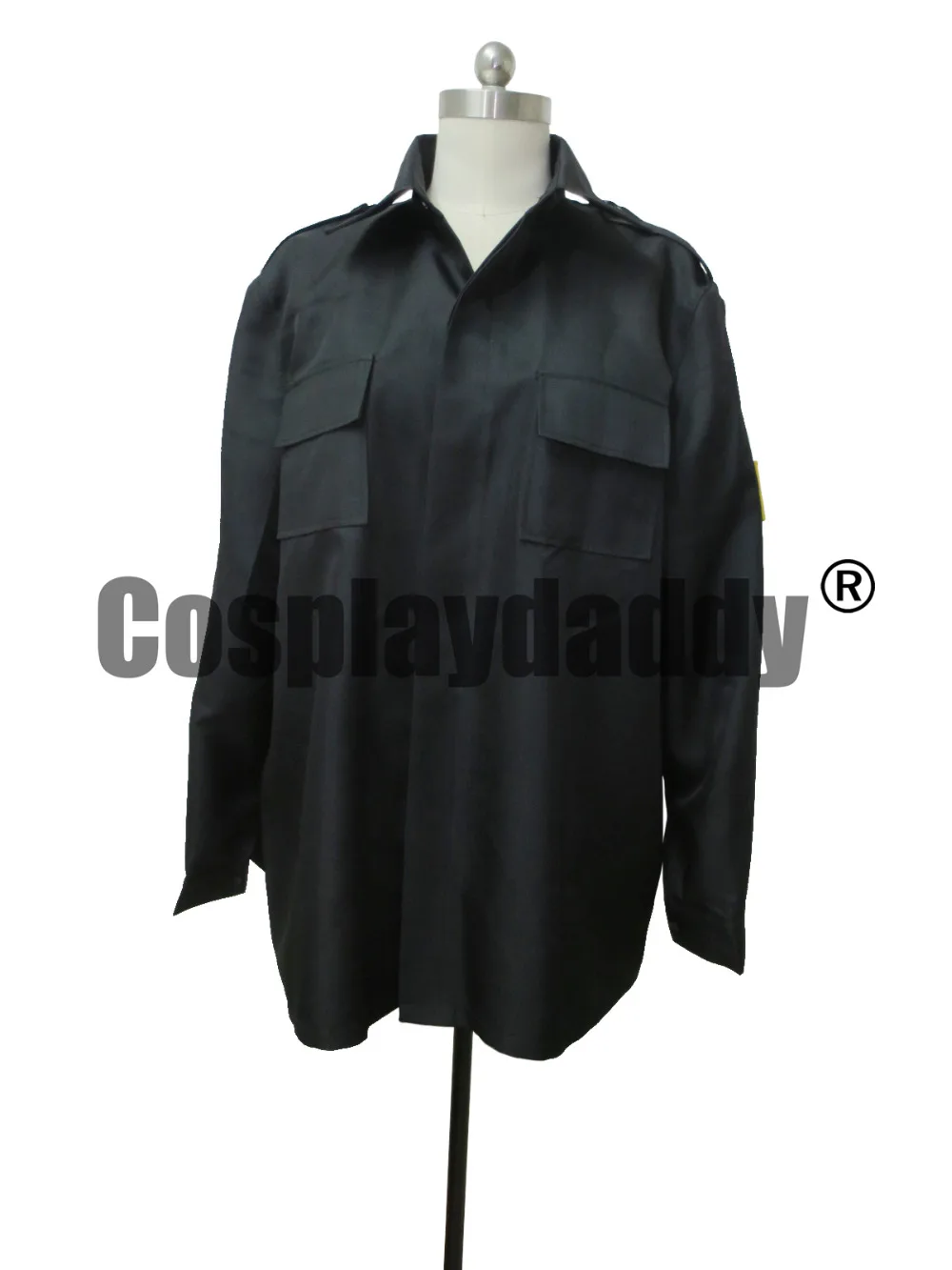 

Stargate Atlantis Cosplay Costume John Sheppard Uniform Black Casual Shirt