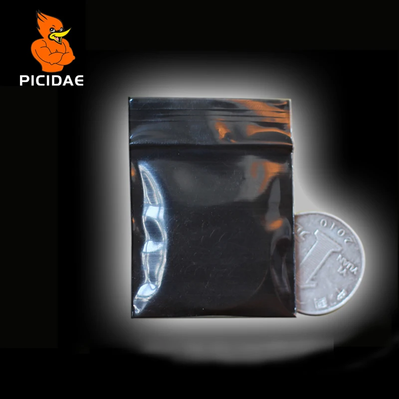 

Organizer Organizador Storage Bolsos Plastic Bag Zip Lock Bags Grocery Bustina trasparente Mini Closer Ziplock Jewelry PE Black