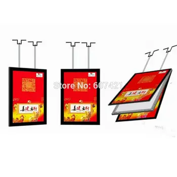 

24x32" Hanging Double Sided Magnetic Frame Led Light Boxes, LED Magnetic Panel Lightbox for Hotel,Restaurant,Takeaway Store