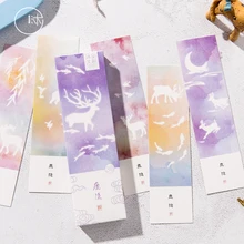 Муран секретная бумажная карта с оленем Закладка 1 лот = 1 упаковка = 30 шт