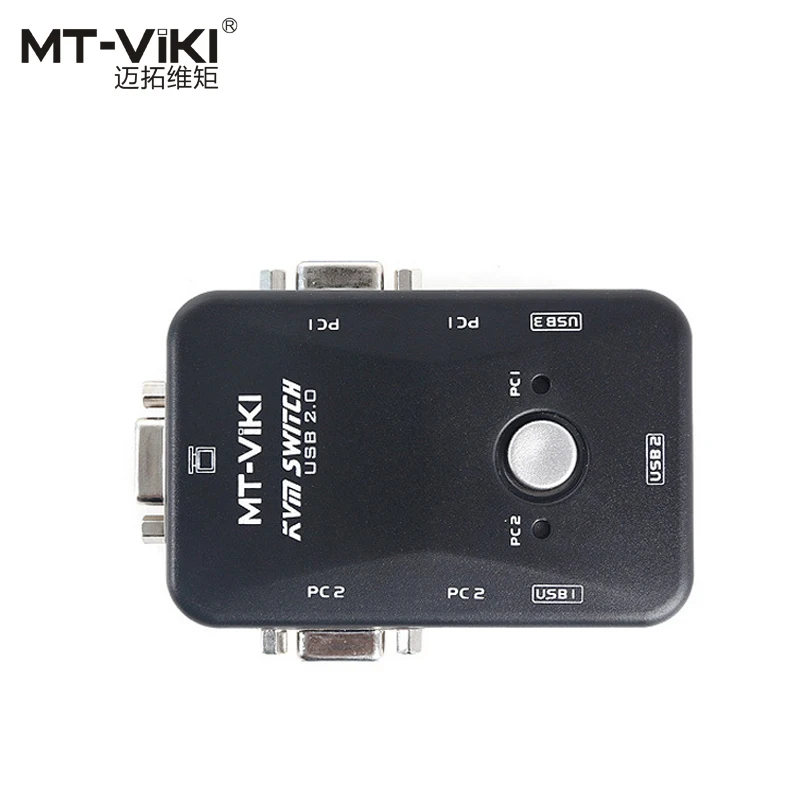 MT VIKI 2 Port USB2.0 KVM Switch SVGA VGA Switcher USB 2.0