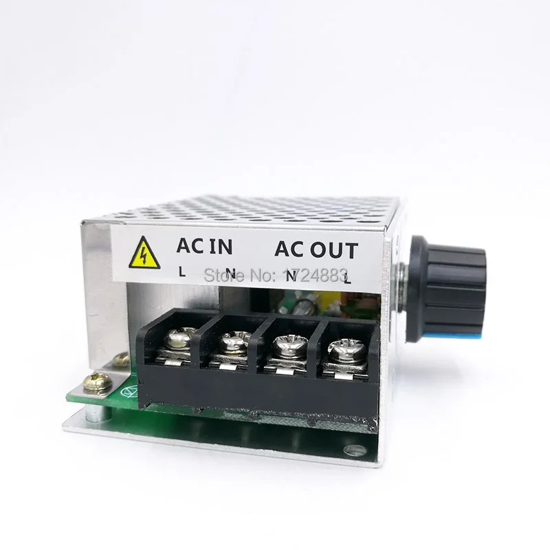 Регулятор напряжения перем. тока 220 V регулятор скорости ШИМ SCR 4000 W выпрямитель для регуляторов силы света - изображение