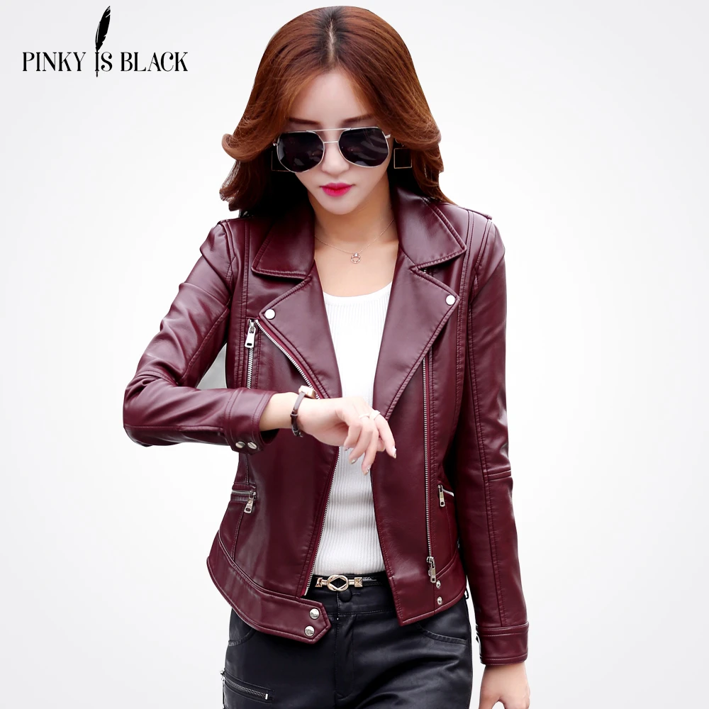 Pinkyisblack Plus Size 2020 Moda Outono Inverno Casaco De Couro Feminino Casaco Fino Curto Jaqueta De Couro Feminino Outerwear Feminino Short Leather Jacket Women Fashion Leather Jackets Womenleather Jacket Women Aliexpress