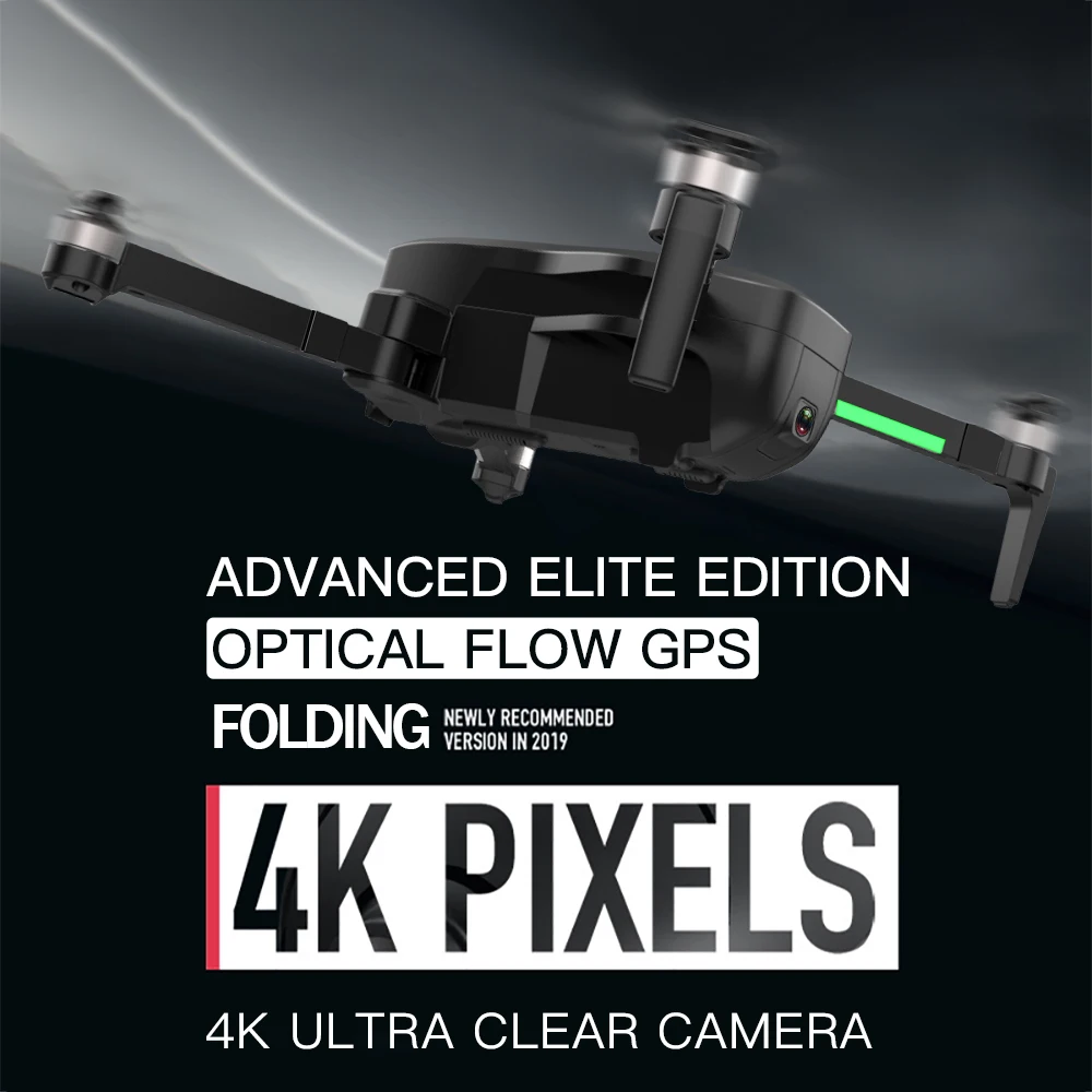  2019 X193 4K Drone With HD 4K Ultra Camera 5G WIFI Foldable Drone Long Flying Time FPV GPS Helicopt