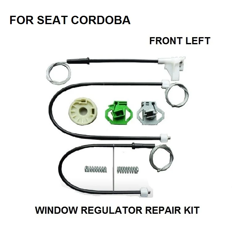 NEU 6K1 2//3 Türer Fensterheber Reparatursatz für SEAT IBIZA II Vorne Links