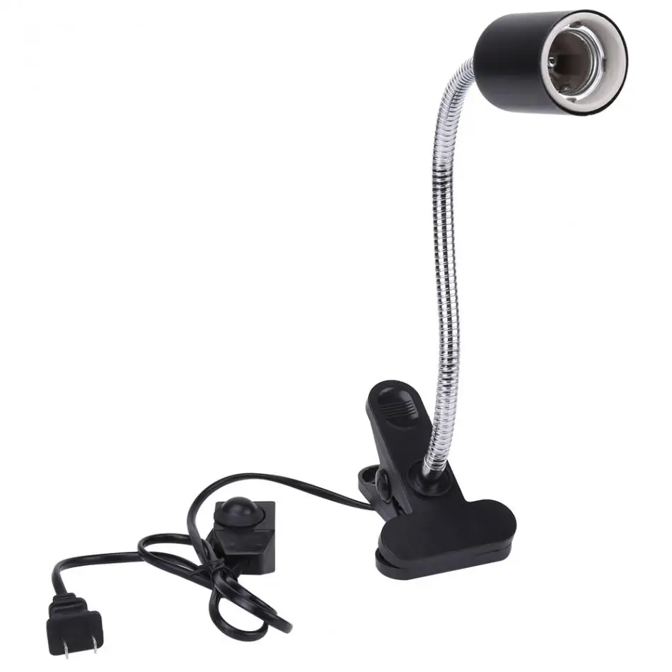 Aquarium Adjustable Heating Light Holder Aquarium Clamp Lamp Fixture for Reptile Turtles