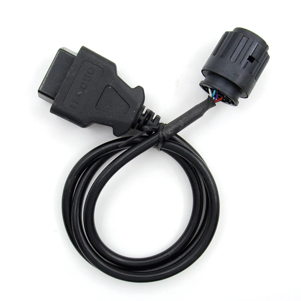 10 Pin adapter ICOM-D cable for BMW motorcycles 10Pin to 16Pin OBD2 diagnostic connector motobikes OBD 2 extension cable