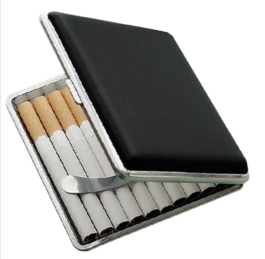 New Arrival 20 Aluminum Metal Cigar Cigarette Box Holder Pocket Tobacco Storage Casein