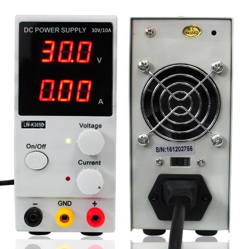 LW-K3010D Регулируемый источник питания постоянного тока 0 ~ 30 в 0 ~ 10A, 110 В/220 В, импульсный источник питания регуляторы напряжения