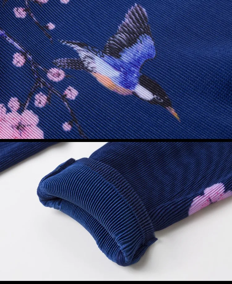 Miyake модный топ с принтом одежда элегантный свободный плиссированный комплект со штанами для маленьких ног
