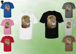 Унисекс лев тигр футболка лев тигр Rawr животных футболки лев Футболка с принтом героев мультфильма унисекс новые модные футболки свободные