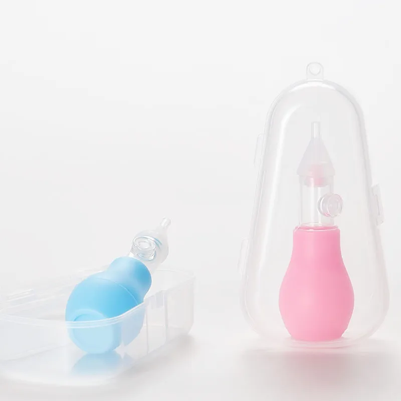 

New Baby Nasal Suction Device Baby Nose Cleaning Care Device Solid Silicone Pump Anti Backflow Suction Device Nose Cleaner