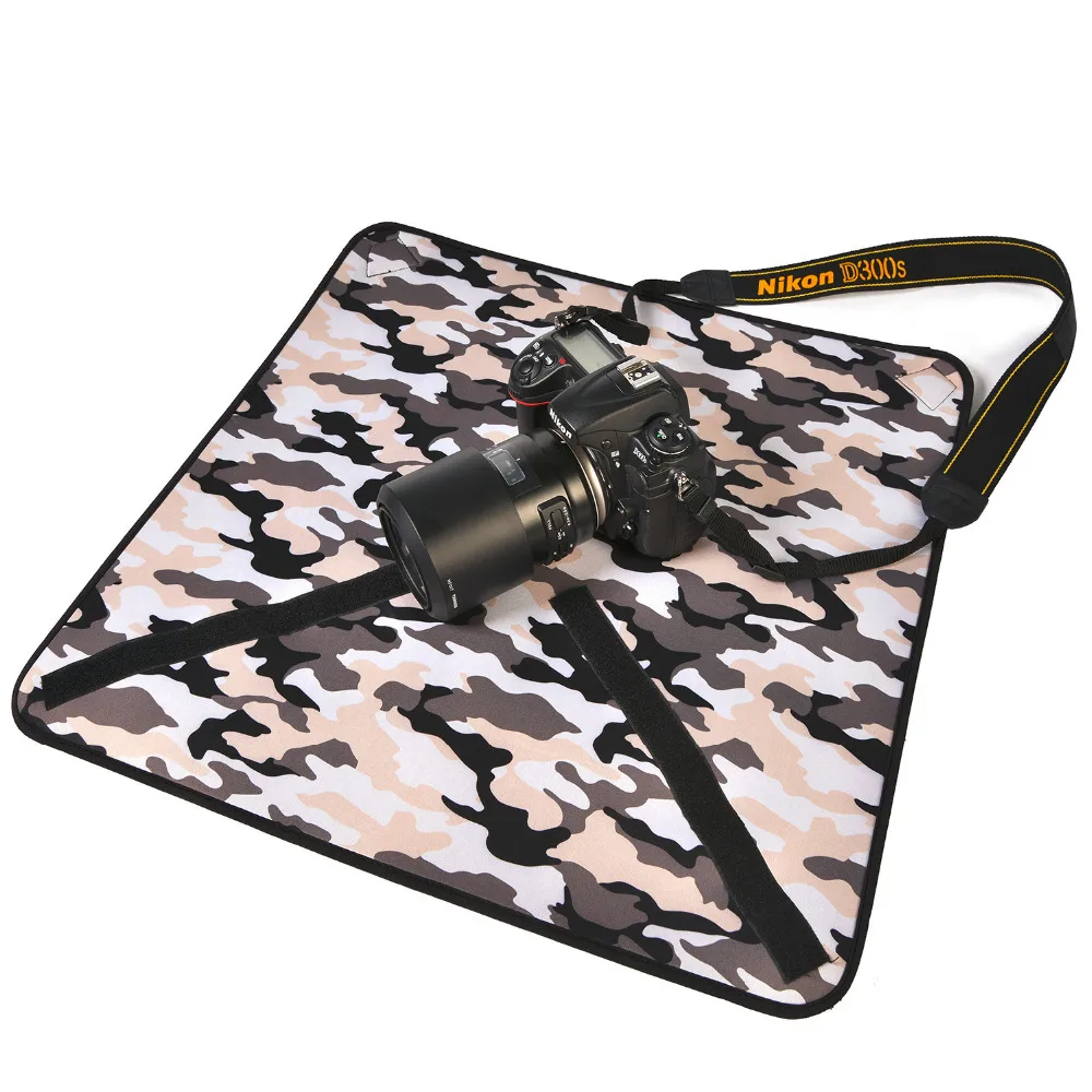 Roadfisher Camo Waterproof Camera Wrap Cloth Protect Cover Blanket For
