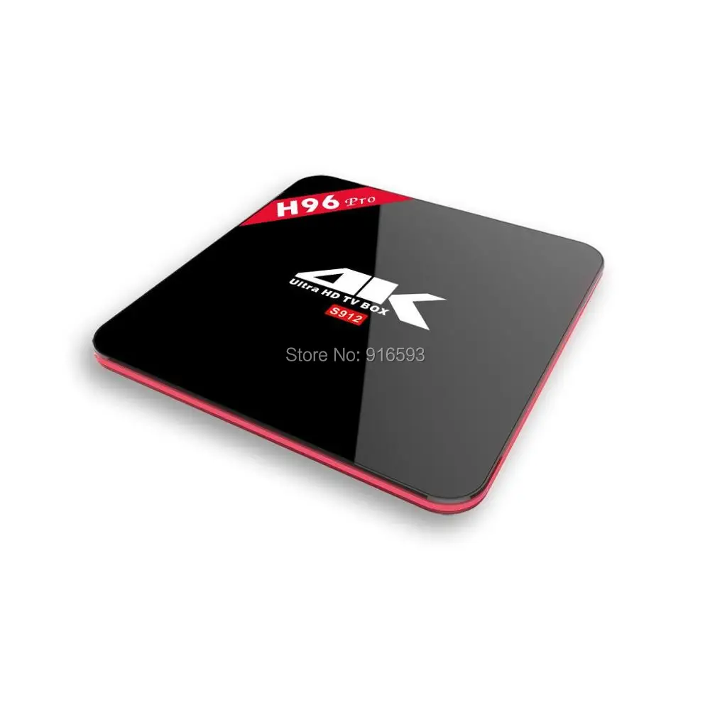 H96 PRO ТВ Box Android 6,0 Amlogic S912 OctaMali-T820MP3 GPU 2G/16G двухъядерный процессор Wi-Fi 2,4 ГГц/5,8 ГГц гигабитный 1000LAN Bluetooth 4,0