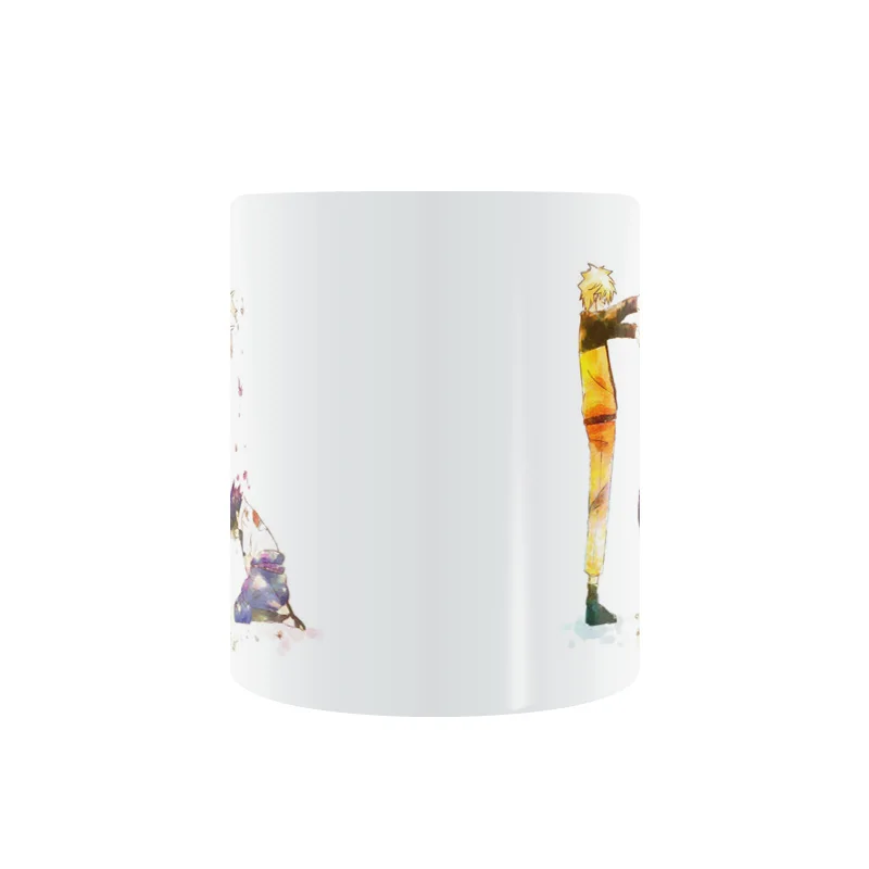 Uzumaki Наруто с Учиха Саске Аниме Кружка Кофе Молоко керамическая чашка креативные
