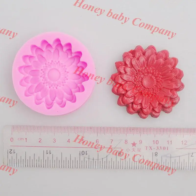 Ho flower silicone mold chocolate fondant cake decoration Soap baking