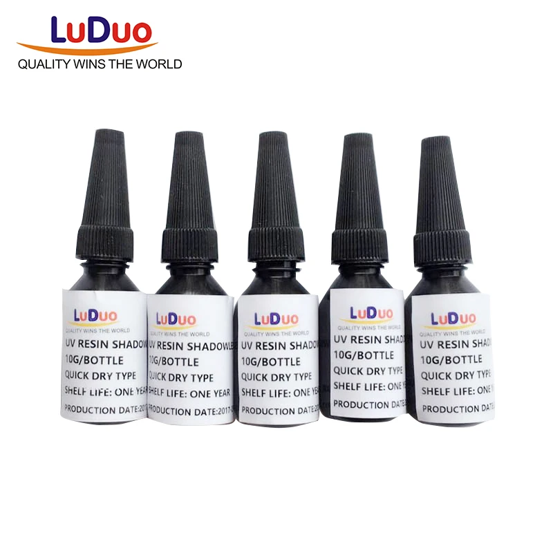 Luduo 5 шт. 10 мл ультрафиолетовых УФ клей акриловый Изделия из пластика смолы