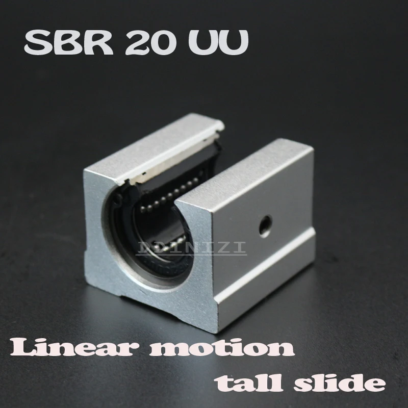 

2pcs/lot SBR20UU SBR20 Linear Bearing 20mm Open Linear Bearing Slide Block 20mm Linear Rail CNC Parts Linear Guide Free Shipping