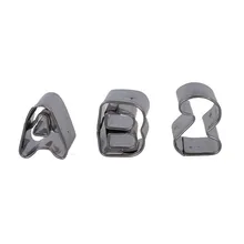 37 формы для печенья буквы/цифры Алфавит из нержавеющей стали