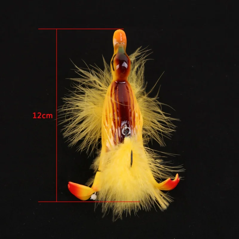 

NEW Duck Topwater Fishing Lure Floating Artificial Bait With Hooks Jointed 3D Swimbaits Splashing Feet Hard Fishing Tac