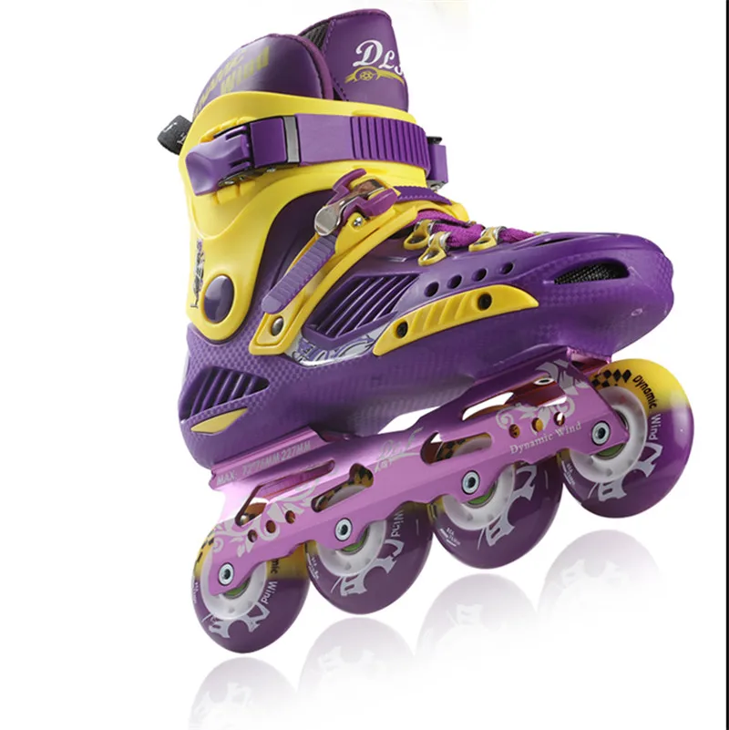 Динамический ветер профессиональный взрослых Inline обувь для Скейтборда для fsk слалом свободного катания лучший выбор 85A PU колеса ABEC-11 подшипника сплава