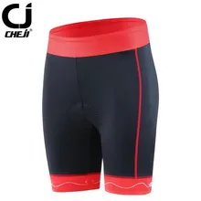 CHEJI, Новое поступление, женские велосипедные шорты, Спортивная команда CHEJI, велосипедное нижнее белье, велосипедные шорты с подкладкой, обтягивающие, размер S-XXL