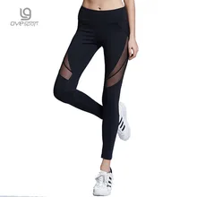 Высокие эластичные женские леггинсы для фитнеса сетчатые штанишки для тренировок дышащие леггинсы сексуальные хип пуш-ап женские брюки