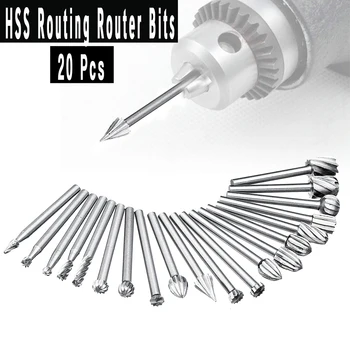 

HSS Router Bits Wood Cutter Milling For Dremel Rotary Tool