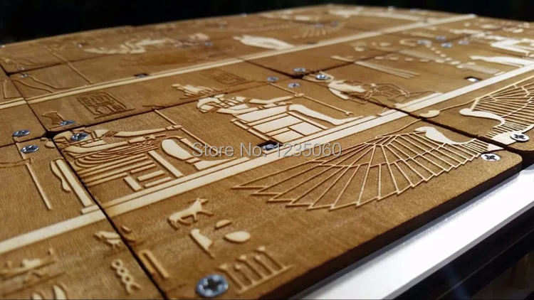 Волшебная панель знак реквизит Takagism Египет escape room moving slider puzzle propfinish to open lock Camera