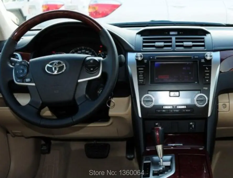 Discount Quad core 10.1 inch 2G+32G Android 8.1 Car DVD PC For Toyota Camry 2012 2013 2014 Car Radio Stereo head Unit GPS Navigation 1