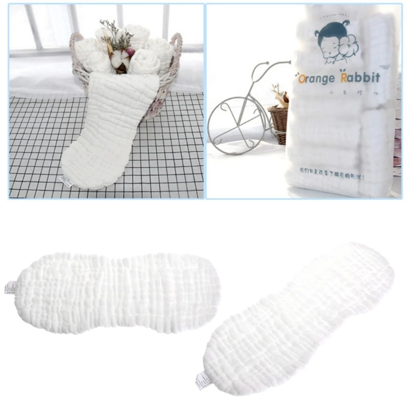 Nouveau-né couche-culotte en coton bébé 12 couches lavable couche-culotte réutilisable en forme d'arachide
