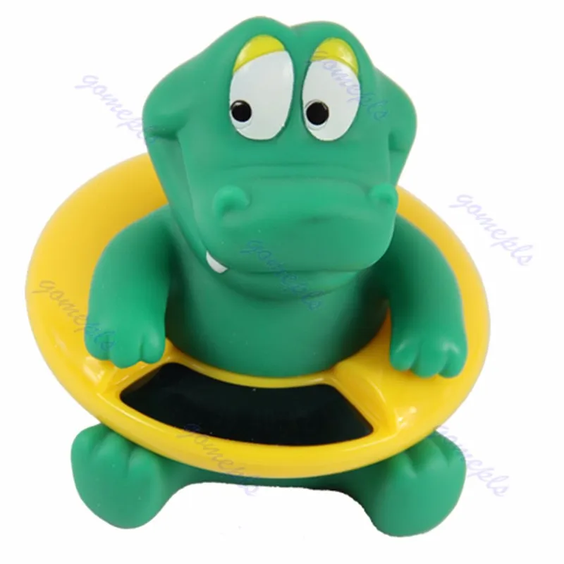 Симпатичные Крокодил Детские для ванной термометр для ванны Температура воды тестер Игрушка