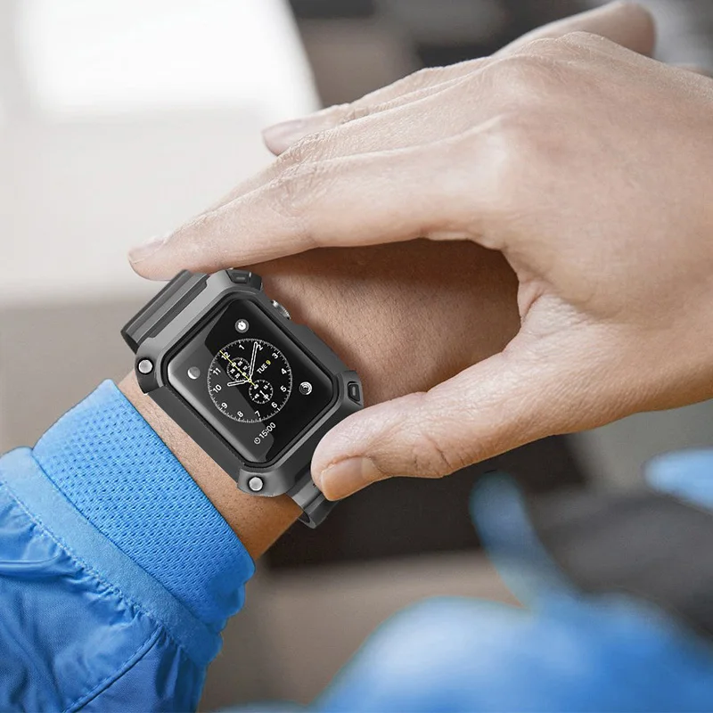 fohuas-TPU-Rubber-Watch-Band-with-Rugged-Protective-Case-for-Apple-Watch-Series-1-Series-2 (4)