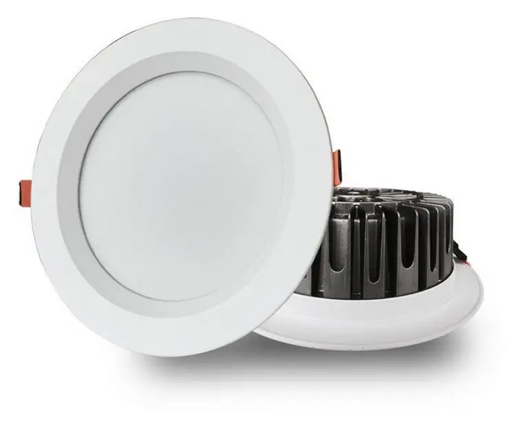 

COB LED Downlight 20W Epistar Recessed Down Light Ceiling White shell LED Lamp + Driver Warranty 3 years Free Shipping