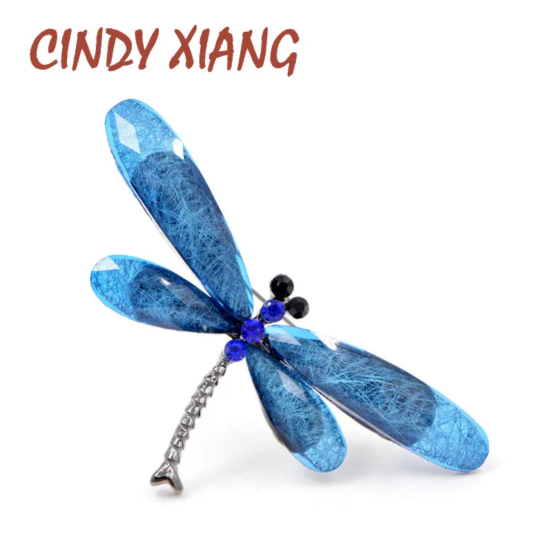 Женская Брошь Стрекоза Cindy xiang винтажная разноцветная брошь в форме насекомого