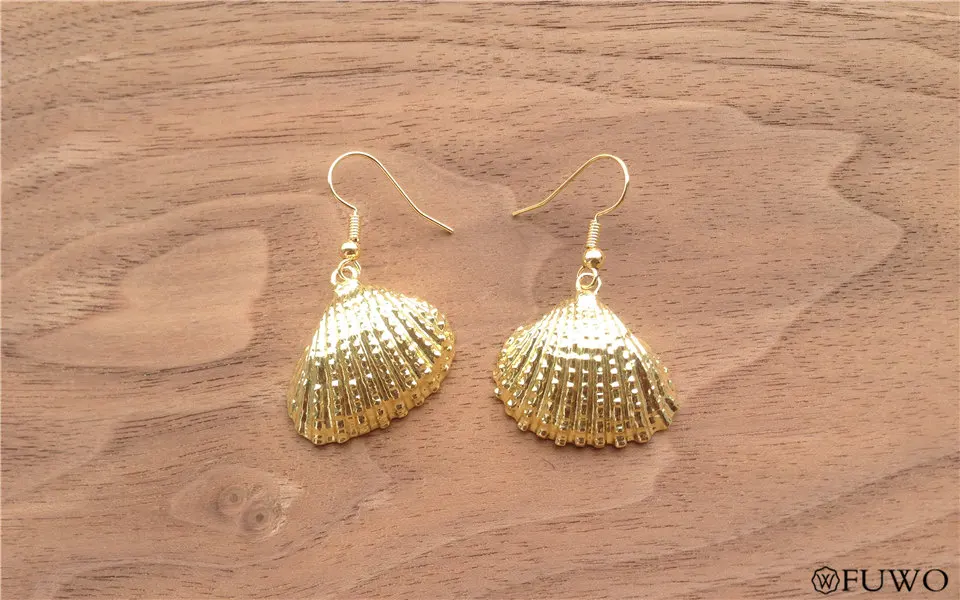 Natural Scallop Shell Earrings 10
