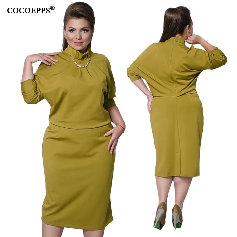 5xl 6xl женское платье большого размера модель сезона осень зима 2019 года модное