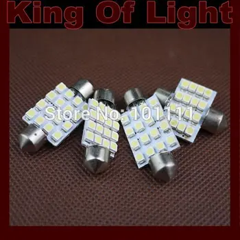 

100x Wholesale Car led light c5w 16 SMD led 3528 C5W Festoon 31MM Auto reading lights Free shipping