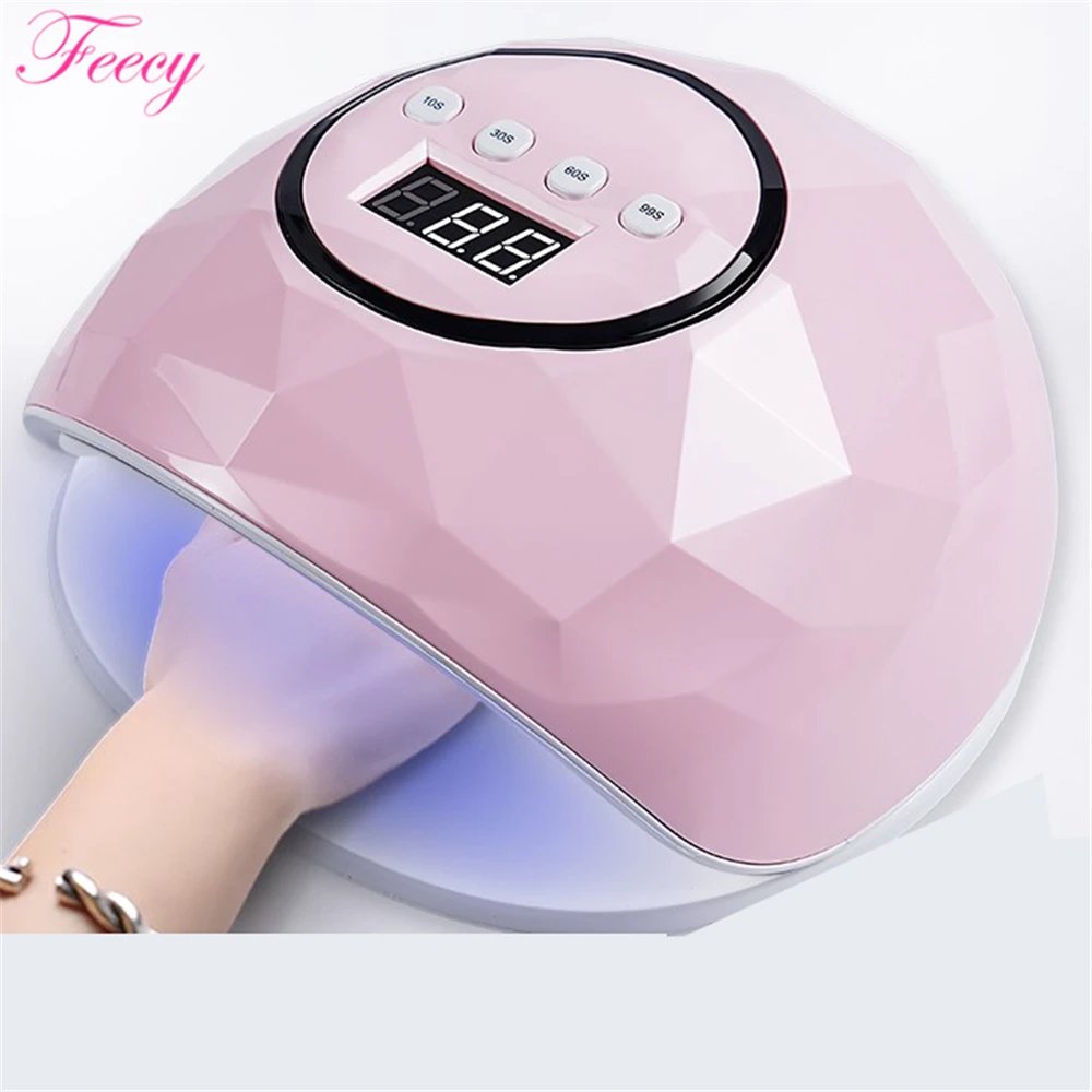 

Nail UV Lamp 86W Led UV Lamps Nail Dryer Curing for UV Gel Nails Polish EU Plug Electric Nail machine Auto Sensor Feecy