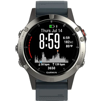 Смарт часы Garmin Fenix 5 для экстремальных видов спорта|Цифровые часы| |